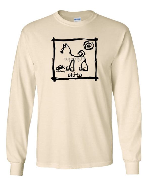 Akita - Cavern Canine - Long Sleeve T-Shirt