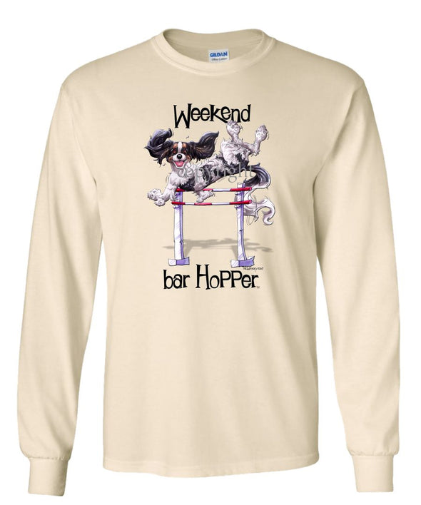 Cavalier King Charles  Black Tri - Weekend Barhopper - Long Sleeve T-Shirt