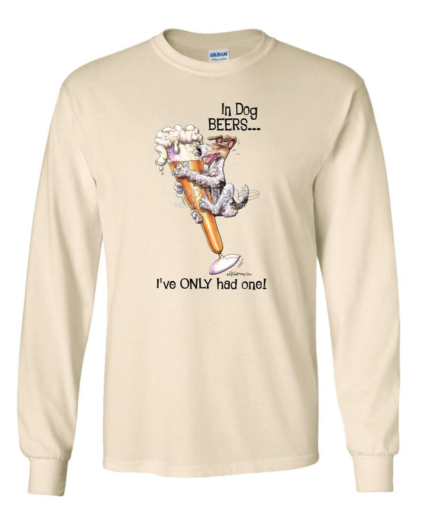 Wire Fox Terrier - Dog Beers - Long Sleeve T-Shirt