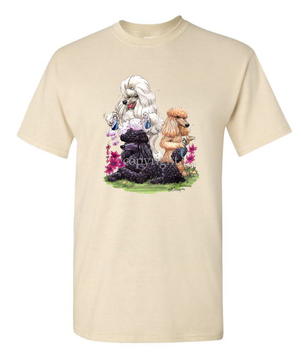 Poodle - Group Hair Spray - Caricature - T-Shirt