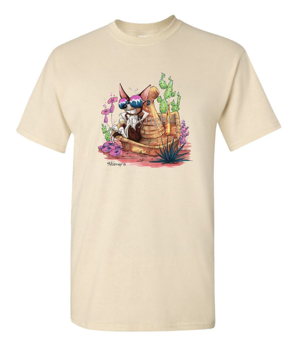 Chihuahua  Smooth - Sombrero - Caricature - T-Shirt