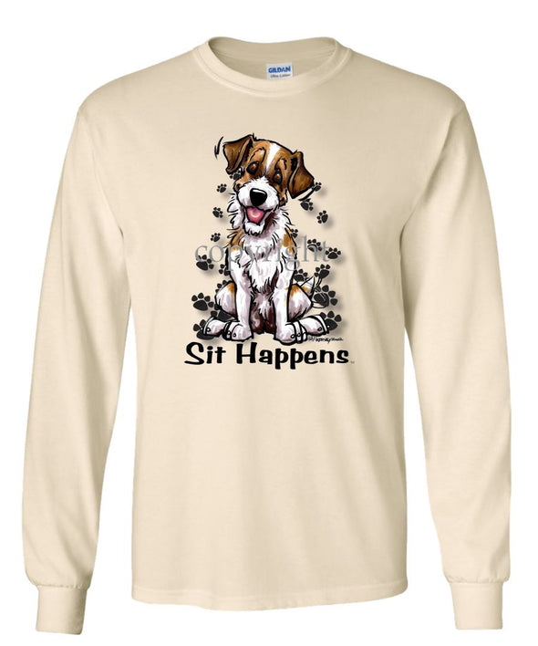 Parson Russell Terrier - Sit Happens - Long Sleeve T-Shirt