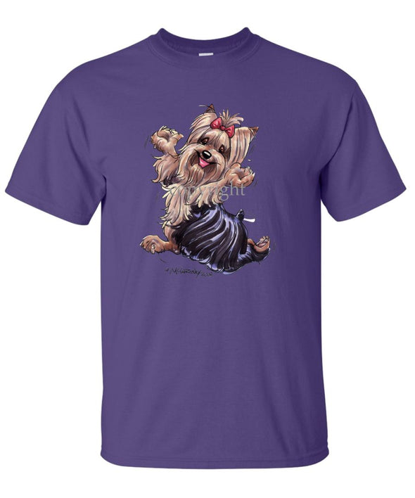 Yorkshire Terrier - Happy Dog - T-Shirt