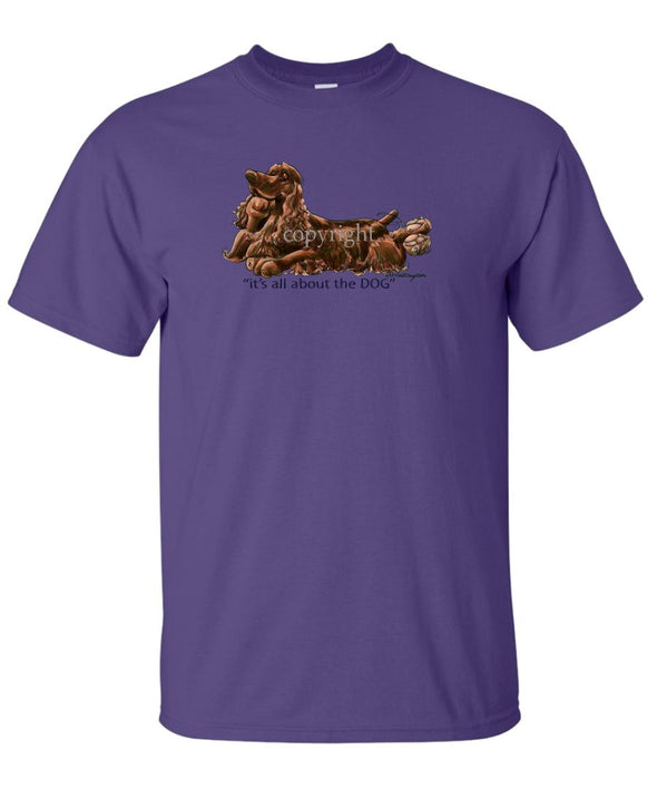Field Spaniel - All About The Dog - T-Shirt