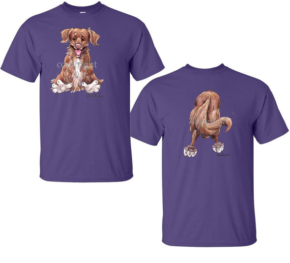 Nova Scotia Duck Tolling Retriever - Coming and Going - T-Shirt (Double Sided)