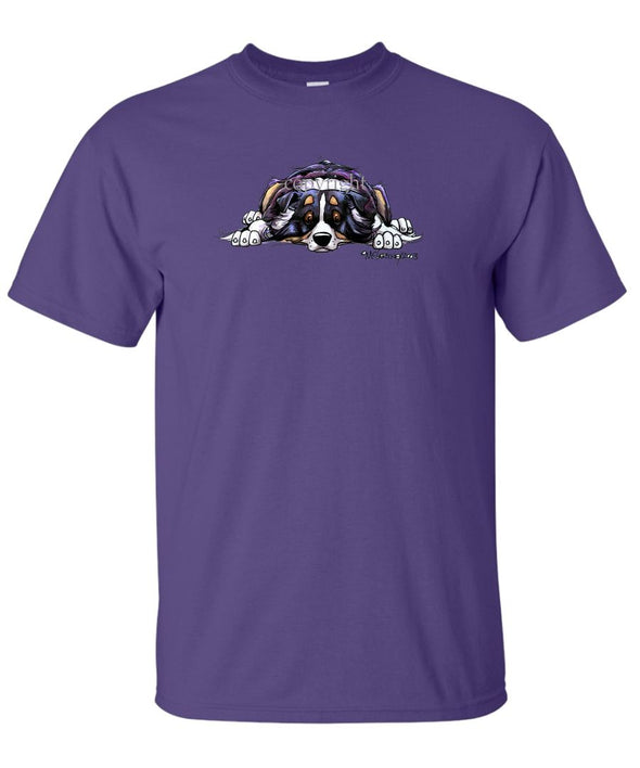 Australian Shepherd  Black Tri - Rug Dog - T-Shirt