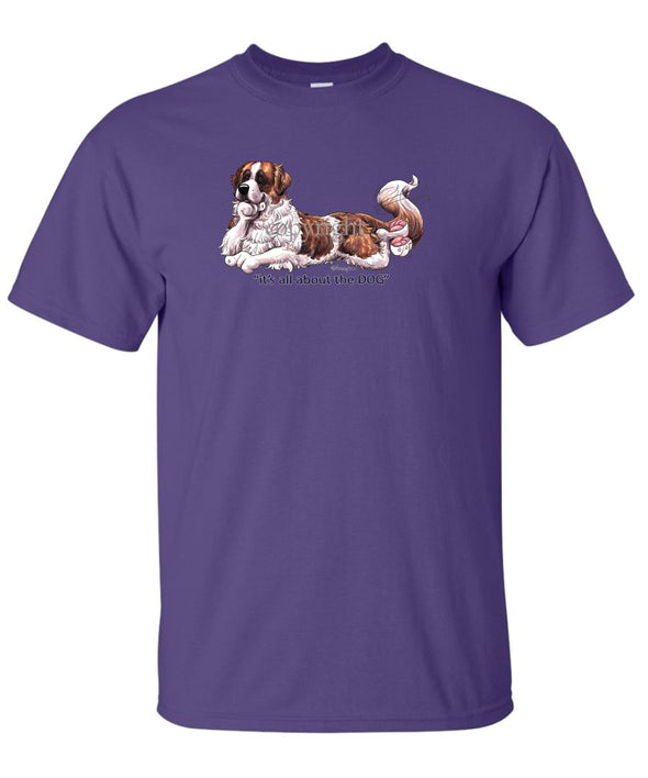 Saint Bernard - All About The Dog - T-Shirt