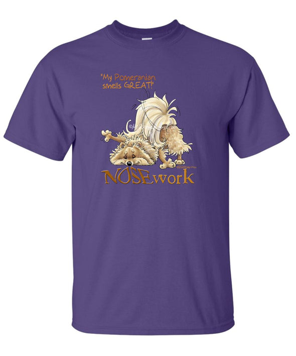 Pomeranian - Nosework - T-Shirt