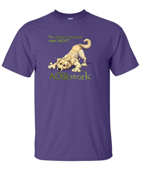 Labrador Retriever  Yellow - Nosework - T-Shirt