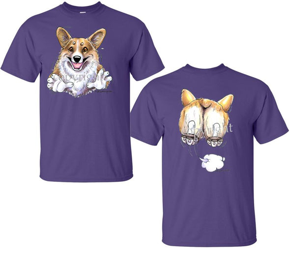 Welsh Corgi Pembroke - Coming and Going - T-Shirt (Double Sided)