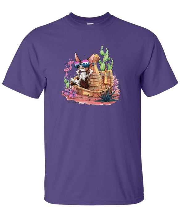 Chihuahua  Smooth - Sombrero - Caricature - T-Shirt
