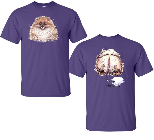 Pomeranian - Coming and Going - T-Shirt (Double Sided)