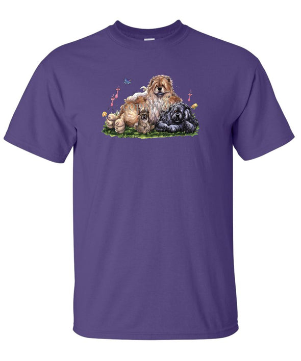 Chow Chow - Group - Caricature - T-Shirt