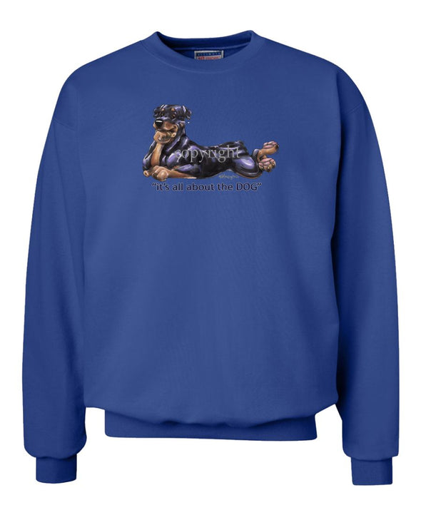 Rottweiler - All About The Dog - Sweatshirt