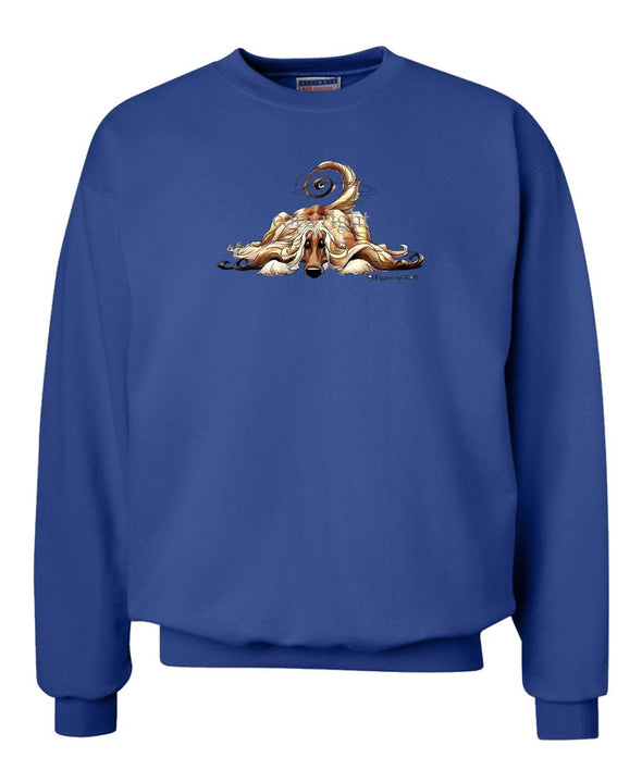 Afghan Hound - Rug Dog - Sweatshirt