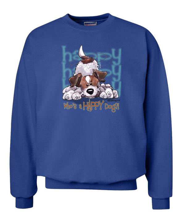 Parson Russell Terrier - Who's A Happy Dog - Sweatshirt