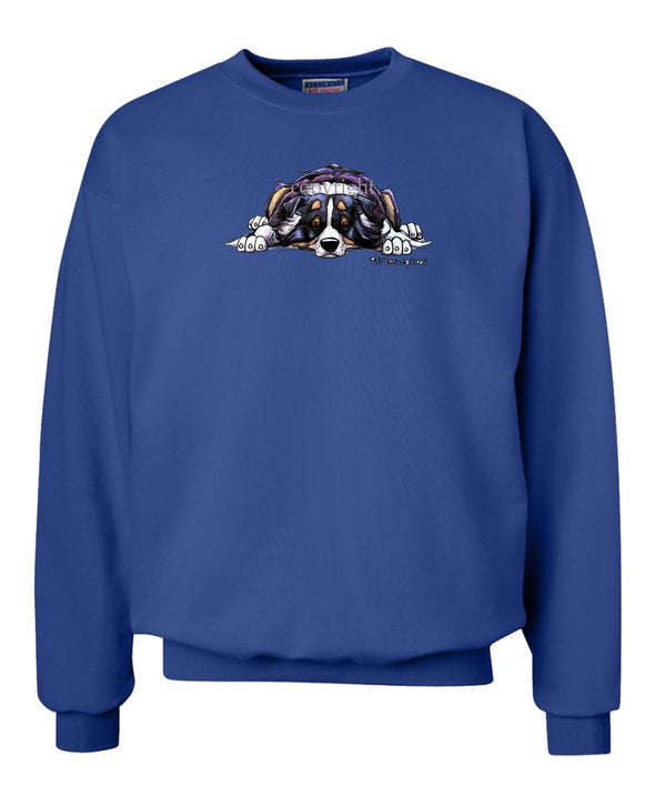 Australian Shepherd  Black Tri - Rug Dog - Sweatshirt