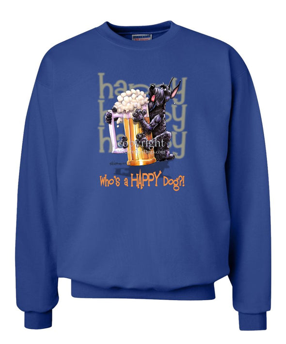 Giant Schnauzer - Who's A Happy Dog - Sweatshirt