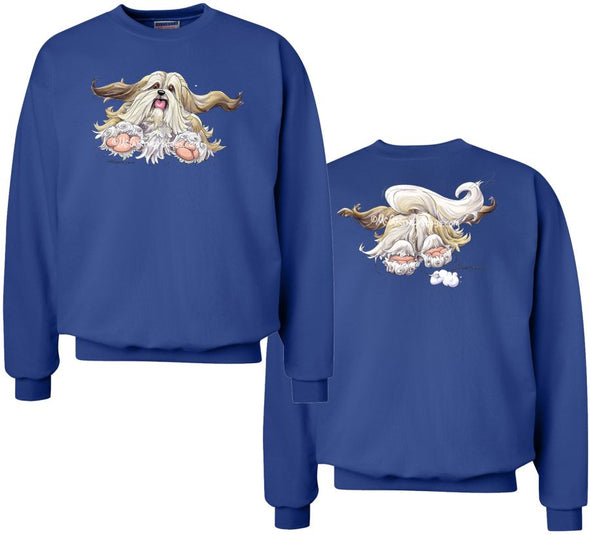 Lhasa Apso - Coming and Going - Sweatshirt (Double Sided)
