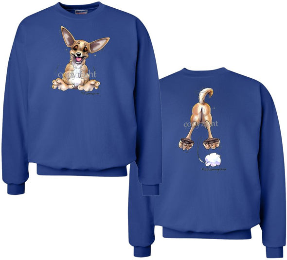 Chihuahua  Smooth - Coming and Going - Sweatshirt (Double Sided)