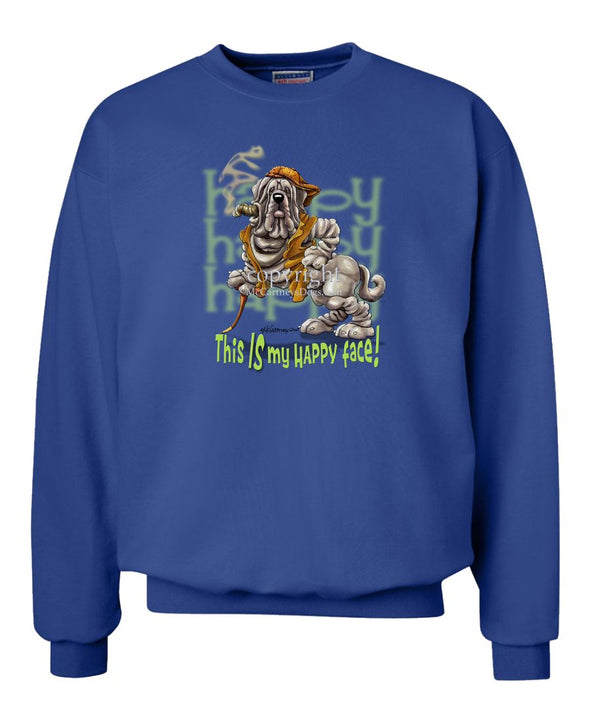 Neopolitan Mastiff - Who's A Happy Dog - Sweatshirt