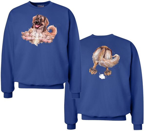 Leonberger - Coming and Going - Sweatshirt (Double Sided)