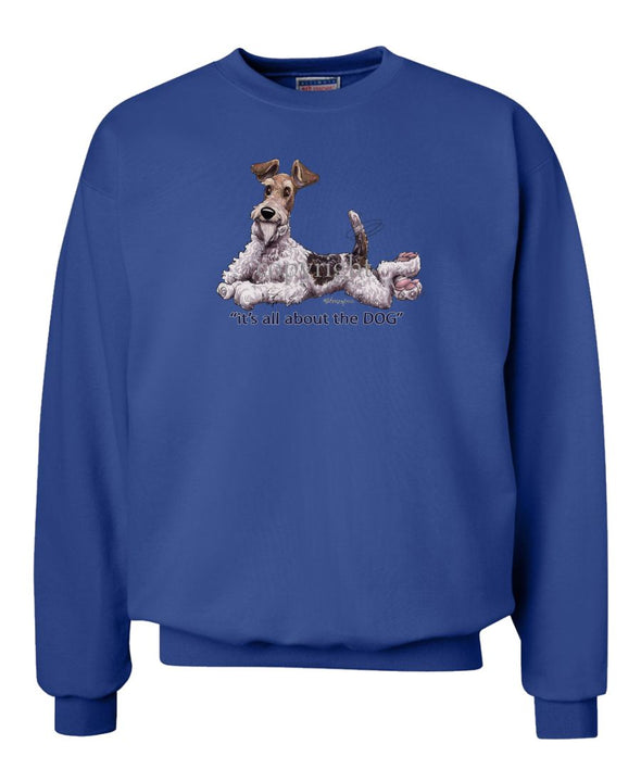 Wire Fox Terrier - All About The Dog - Sweatshirt