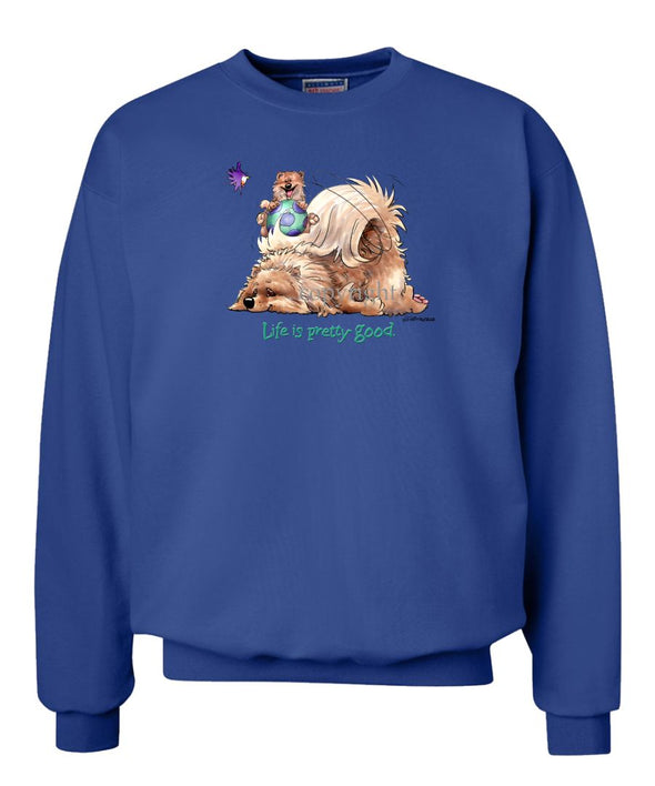 Pomeranian - Life Is Pretty Good - Sweatshirt