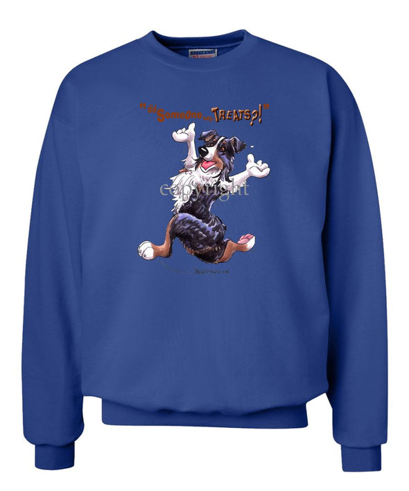 Australian Shepherd  Black Tri - Treats - Sweatshirt