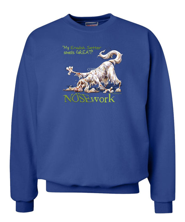 English Setter - Nosework - Sweatshirt