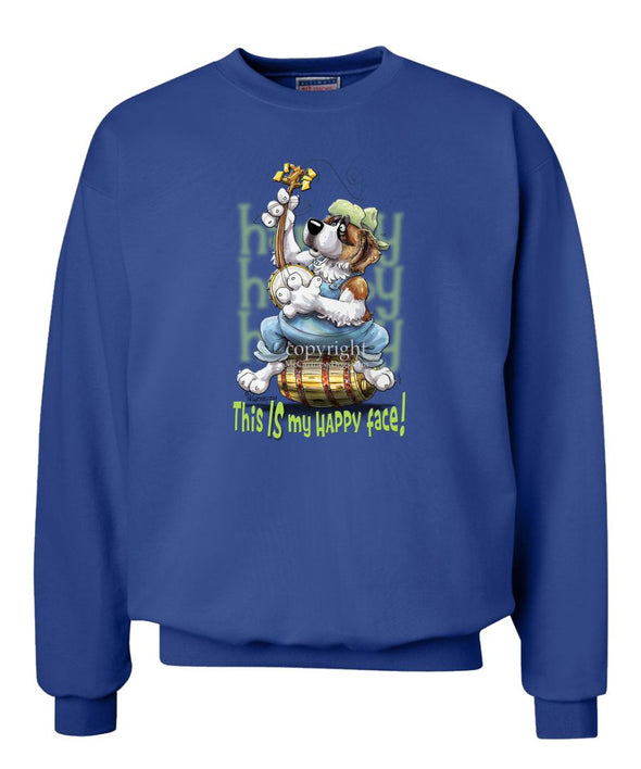 Saint Bernard - Who's A Happy Dog - Sweatshirt