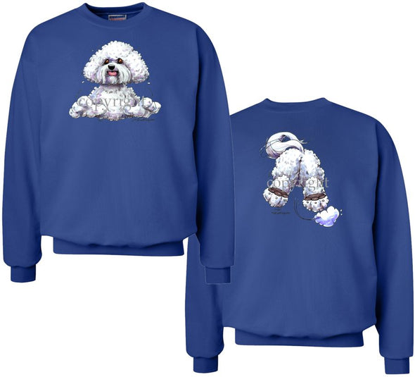 Bichon Frise - Coming and Going - Sweatshirt (Double Sided)