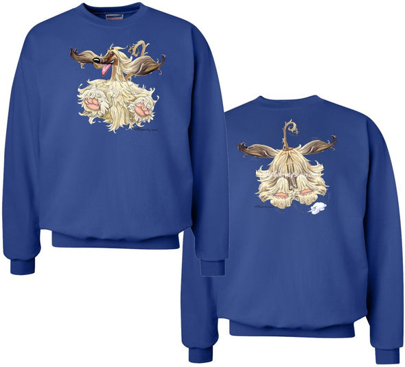 Afghan Hound - Coming and Going - Sweatshirt (Double Sided)