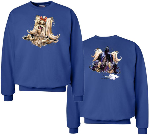 Yorkshire Terrier - Coming and Going - Sweatshirt (Double Sided)