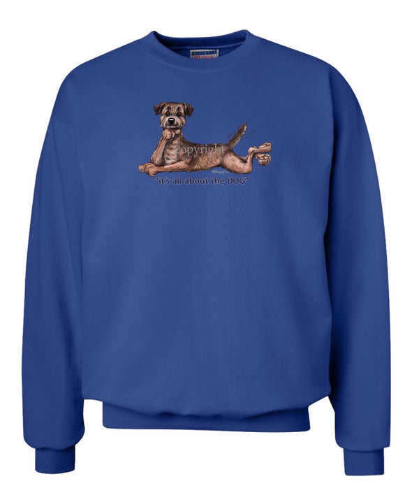 Border Terrier - All About The Dog - Sweatshirt