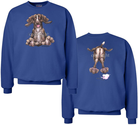 German Shorthaired Pointer - Coming and Going - Sweatshirt (Double Sided)