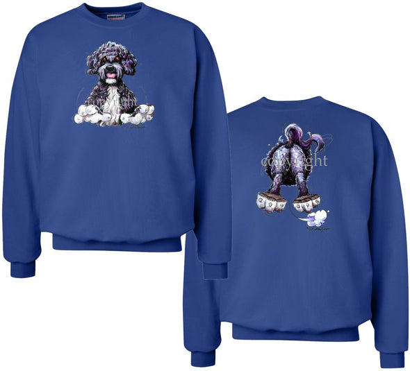 Portuguese Water Dog - Coming and Going - Sweatshirt (Double Sided)