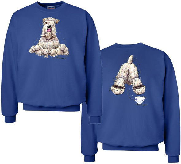Soft Coated Wheaten - Coming and Going - Sweatshirt (Double Sided)