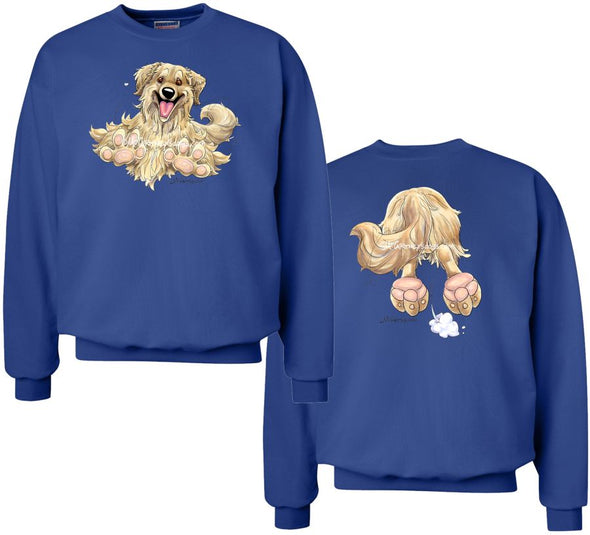 Golden Retriever - Coming and Going - Sweatshirt (Double Sided)