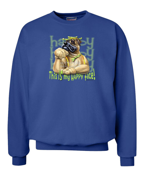 Bullmastiff - Who's A Happy Dog - Sweatshirt