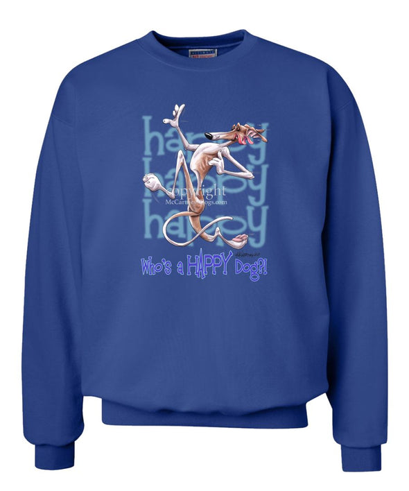 Greyhound - Who's A Happy Dog - Sweatshirt