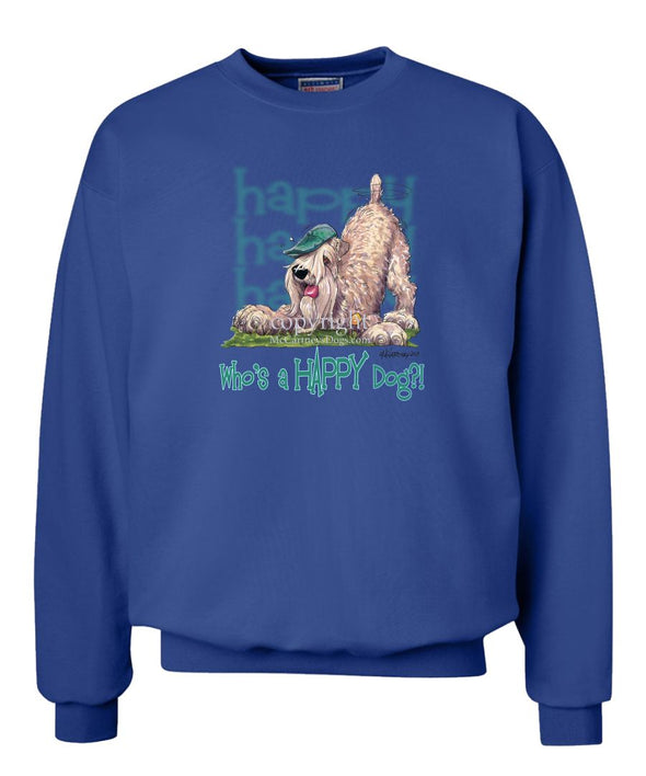 Soft Coated Wheaten - Who's A Happy Dog - Sweatshirt