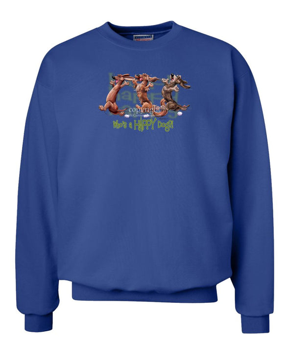 Dachshund - Group - Who's A Happy Dog - Sweatshirt