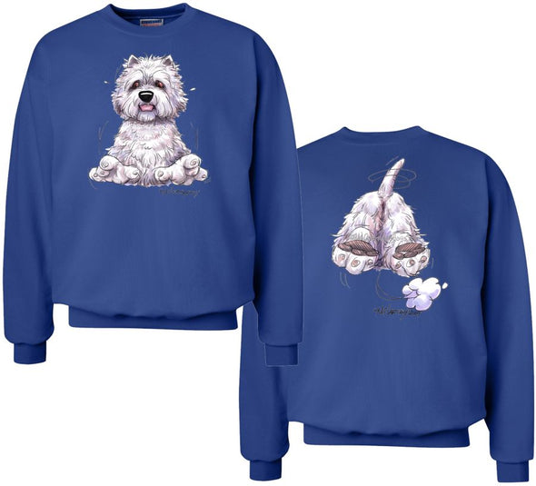 West Highland Terrier - Coming and Going - Sweatshirt (Double Sided)
