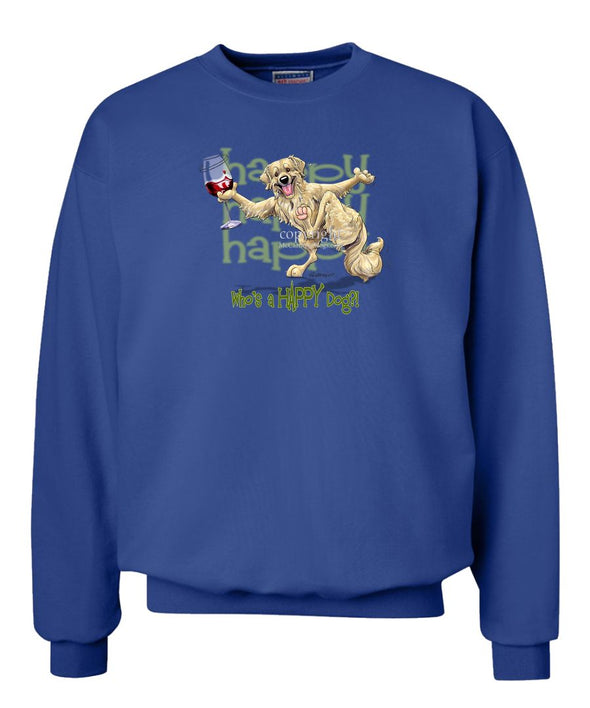 Golden Retriever - Who's A Happy Dog - Sweatshirt