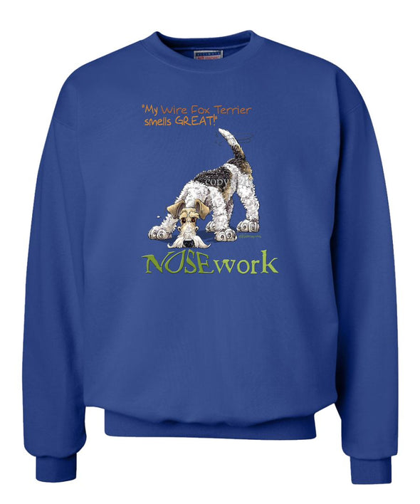Wire Fox Terrier - Nosework - Sweatshirt