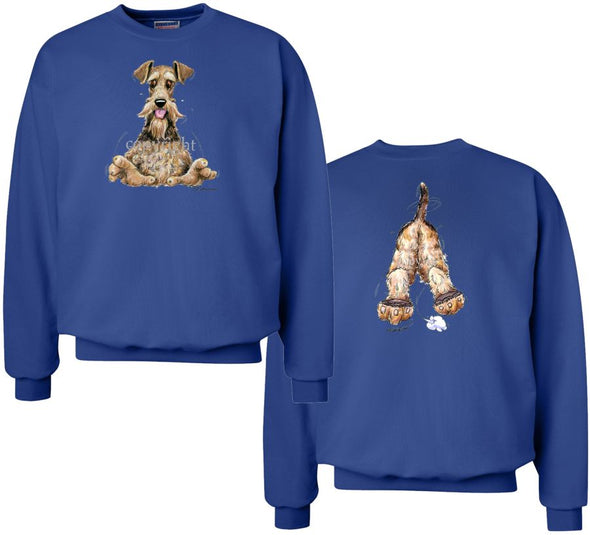 Airedale Terrier - Coming and Going - Sweatshirt (Double Sided)