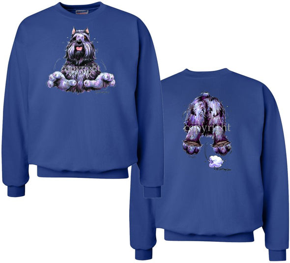 Bouvier Des Flandres - Coming and Going - Sweatshirt (Double Sided)