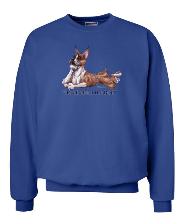Boxer - All About The Dog - Sweatshirt