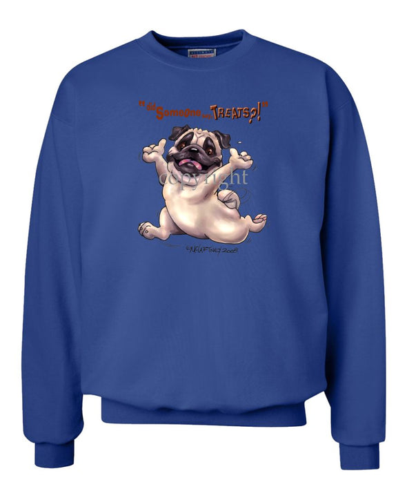 Pug - Treats - Sweatshirt